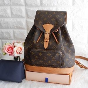 💖Authentic LV Montsouris MM Backpack SP0030